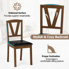Dining Chairs with Hollowed Surface (Set of 2 or 4) product image