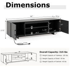 TV Stand for 70" TVs with Power Outlet  product image TV Stand for 70" TVs with Power Outlet  product image