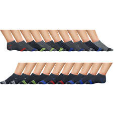 Men's Assorted Moisture-Wicking Low-Cut Socks (30-Pairs) product image