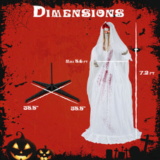 Animatronic Bride or Groom Haunted House Decoration product image
