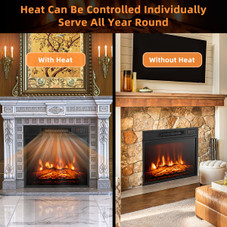 18" Electric Fireplace Insert with 3D Realistic Flame Effects product image