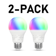 Amazon Basics Smart A19 LED Light Bulb (2-Pack) product image