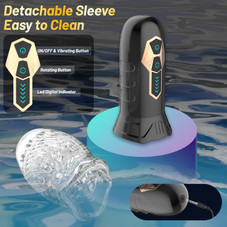 Rechargeable Vibrating Stroker with 10 Vibration and 5 Rotating Modes product image