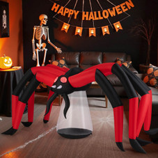 5-Foot Inflatable Spider with Tunnel product image