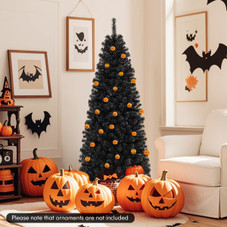 6FT Artificial Halloween Tree with Warm White Lights product image