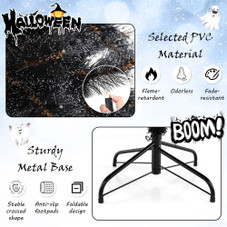 Black Artificial Tree with Frosted Branch Tips  product image