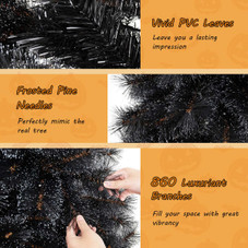 Black Artificial Tree with Frosted Branch Tips  product image