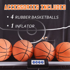 Indoor Double Electronic Basketball Arcade Game with 4 Balls product image