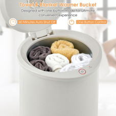 21L Large Capacity Towel Warmer with Flip-Top Lid product image