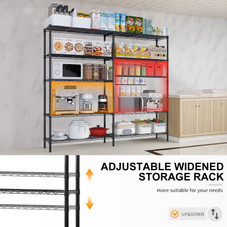 5-Tier Heavy Duty Wire Shelving product image 5-Tier Heavy Duty Wire Shelving product image
