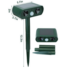 Solarek® Solar Ultrasonic Animal Repeller with Motion Sensor product image