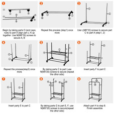 NewHome Closet Organizer Hanging Rack product image