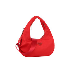 Nylon Shoulder Bag with Detachable Crossbody Strap product image