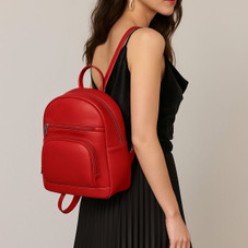 Genuine Leather Everyday Commuter Backpack product image