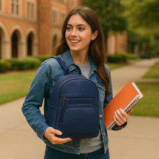 Genuine Leather Everyday Commuter Backpack product image