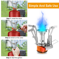 Ultralight Portable Camping Stove with Carrying Case product image