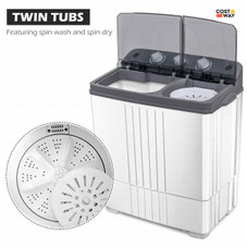Compact Mini Portable Twin-Tub Washing Machine product image