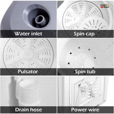 Compact Mini Portable Twin-Tub Washing Machine product image