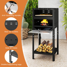 12" Outdoor Pizza Oven with Built-In Ash Tray product image