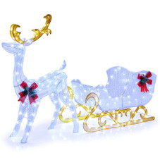 Christmas LED Light Reindeer and Sleigh product image