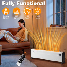 1500W Electric Baseboard Space Heater with 3 Heat Settings product image