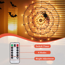 LED Spider Web with Remote Control product image