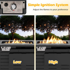 40-Inch Outdoor Propane Fire Pit with Adjustable Flames product image