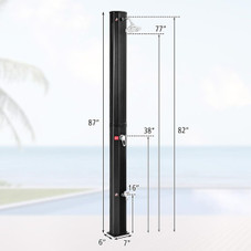 9.3 Gallon Solar Heated Outdoor Shower product image