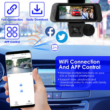 1080P WiFi Vehicle Dash Camera product image