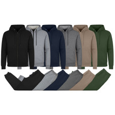 Men's Fleece-Lined Tracksuit Hoodie and Jogger Set product image