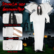 6.6-foot Animatronic Standing Angel Decoration product image