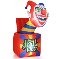 5-foot Inflatable Jack-in-the-Box Clown product image