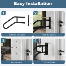 Heavy-Duty Wall-Mounted Handrail (1- or 2-Pack) product image