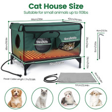 Heated Outdoor Cat House product image