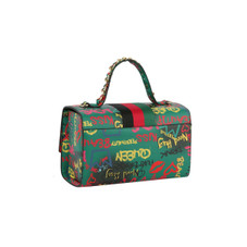 Graffiti Bee Print Satchel & Wallet Set product image