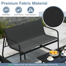 8-Piece Patio Furniture Set with Tempered Glass Top product image