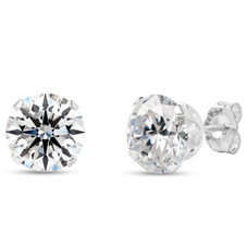 4-Carat Moissanite Stud Earrings product image