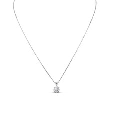 1/4 Carat Fiery Natural Diamond Cluster Necklace product image