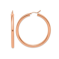14K Rose Gold Hoop Earrings product image 14K Rose Gold Hoop Earrings product image