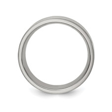 Brushed Titanium Cross Band Ring with Accent Diamonds product image Brushed Titanium Cross Band Ring with Accent Diamonds product image