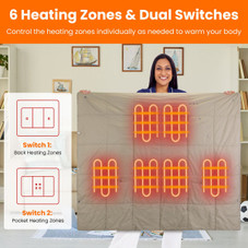 USB Heated Blanket (Requires Power Bank) product image