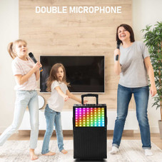 12" Karaoke Machine with 2 Wireless Microphones product image 12" Karaoke Machine with 2 Wireless Microphones product image