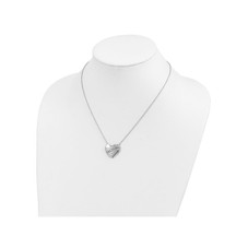 Antiqued 'I Love You More' Heart Pendant Necklace  product image Antiqued 'I Love You More' Heart Pendant Necklace  product image