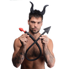 Devil Tail Anal Plug and Horns Set product image