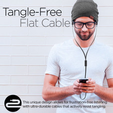 HyperGear Low Ryder Earphones with Mic 3.5mm product image