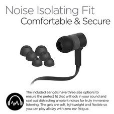 HyperGear Low Ryder Earphones with Mic 3.5mm product image