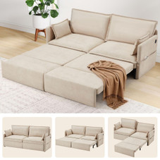 72" Pull Out Sofa Bed with USB Ports and Side Pockets product image 72" Pull Out Sofa Bed with USB Ports and Side Pockets product image