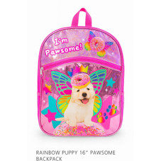 16" Rainbow Puppy Backpack product image