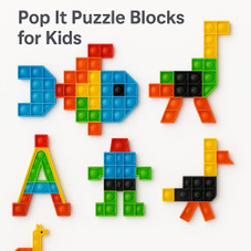 Colorful Fidget Popit Block Set product image Colorful Fidget Popit Block Set product image