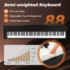 88-Key Keyboard Piano Set with Adjustable Stand product image
